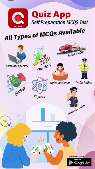 Run android online APK Quiz App - Self Preparation MCQs Tests from MyAndroid or emulate Quiz App - Self Preparation MCQs Tests using MyAndroid