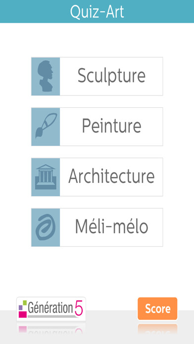 Emulate iPhone app Quiz ART using MyAndroid