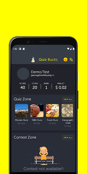 Run android online APK Quiz Bucks - Gift Cards from MyAndroid or emulate Quiz Bucks - Gift Cards using MyAndroid Run android online APK Quiz Bucks - Gift Cards from MyAndroid or emulate Quiz Bucks - Gift Cards using MyAndroid