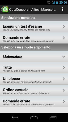 Run android online APK QuizConcorsi - All.Carabinieri from MyAndroid or emulate QuizConcorsi - All.Carabinieri using MyAndroid