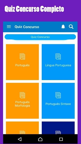 Run android online APK Quiz Concurso Completo from MyAndroid or emulate Quiz Concurso Completo using MyAndroid