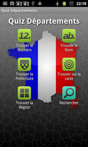 Emulate Android APK Quiz French Departements Emulate Android APK Quiz French Departements