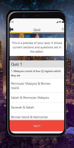 Run android online APK Quiz - Knowing Malaysia from MyAndroid or emulate Quiz - Knowing Malaysia using MyAndroid