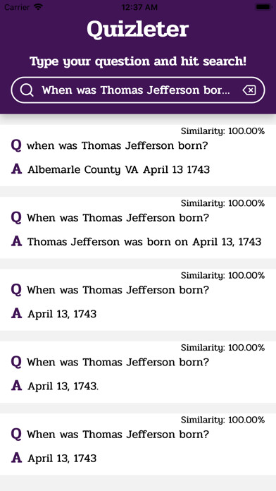 Emulate iPhone app Quizleter using MyAndroid Emulate iPhone app Quizleter using MyAndroid