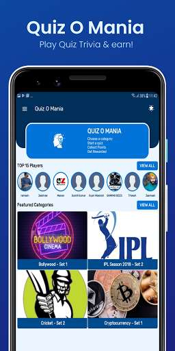 Run android online APK Quiz O Mania - Play Quiz & Win Rewards! from MyAndroid or emulate Quiz O Mania - Play Quiz & Win Rewards! using MyAndroid Run android online APK Quiz O Mania - Play Quiz & Win Rewards! from MyAndroid or emulate Quiz O Mania - Play Quiz & Win Rewards! using MyAndroid