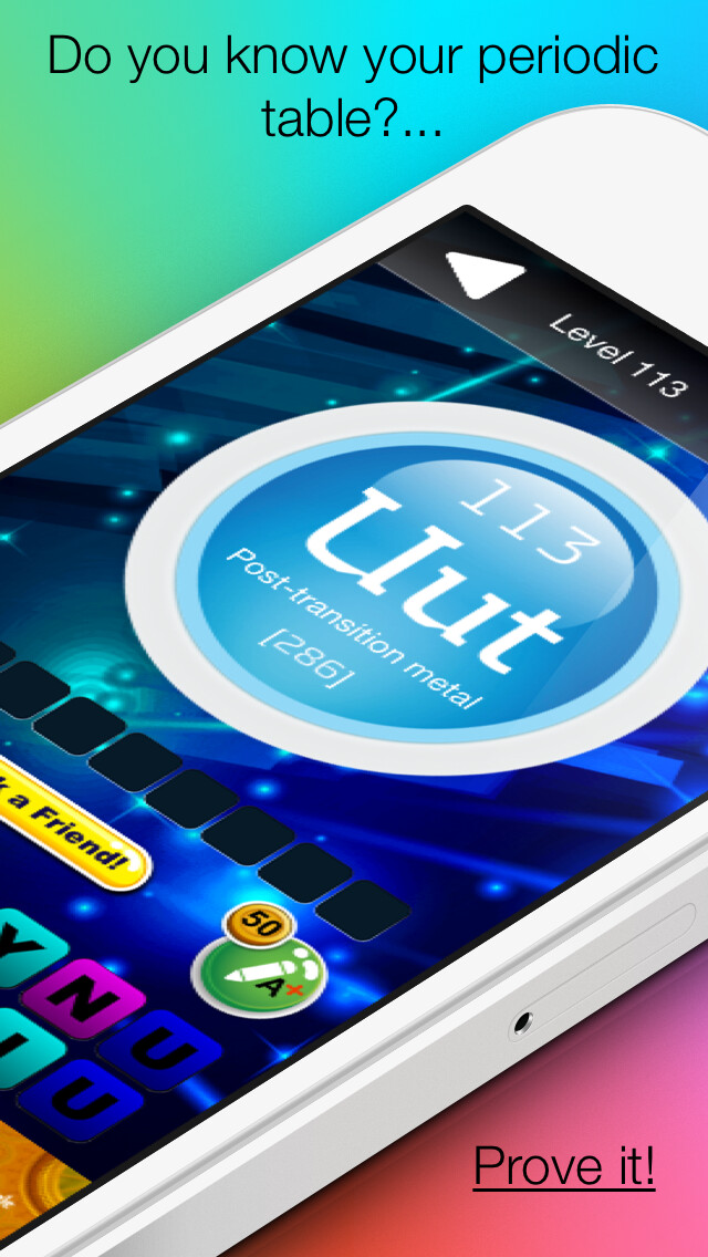 Emulate iPhone app Quiz Pic: Periodic Table Of The Elements Learning game using MyAndroid Emulate iPhone app Quiz Pic: Periodic Table Of The Elements Learning game using MyAndroid