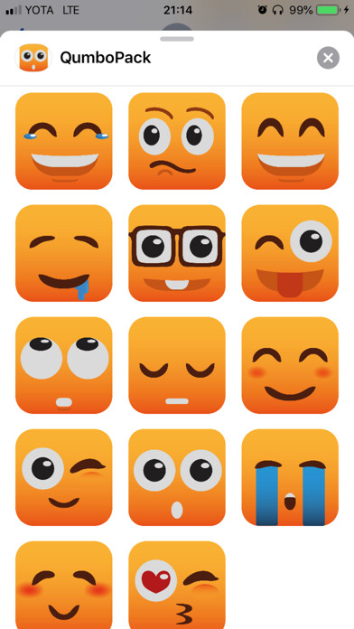 Emulate iPhone app Qumbo Stikers using MyAndroid Emulate iPhone app Qumbo Stikers using MyAndroid