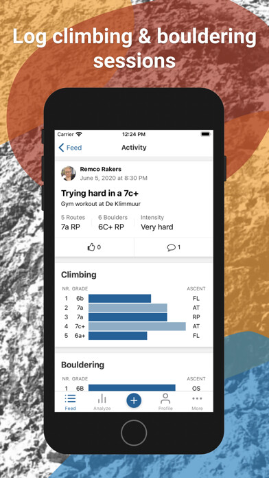 Emulate iPhone app Quopi: Climbing & Bouldering using MyAndroid