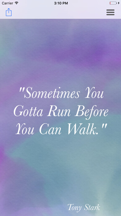 Emulate iPhone app Quotables: YOUR Daily Quote Reminder using MyAndroid