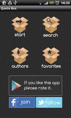Emulate Android APK Quote Box