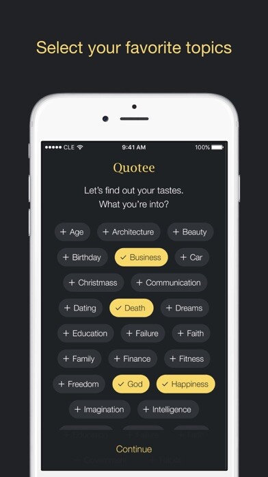 Emulate iPhone app Quotee – Tons of Quotes with Style using MyAndroid Emulate iPhone app Quotee – Tons of Quotes with Style using MyAndroid