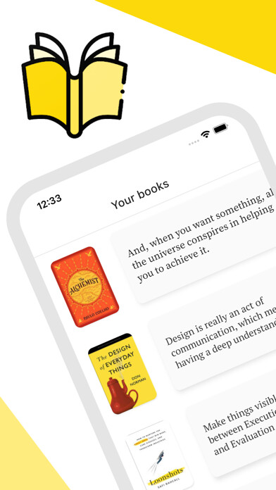 Emulate iPhone app Quotemarks save book quotes using MyAndroid