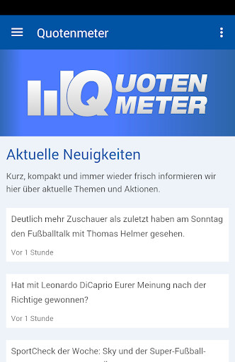 Run android online APK Quotenmeter from MyAndroid or emulate Quotenmeter using MyAndroid