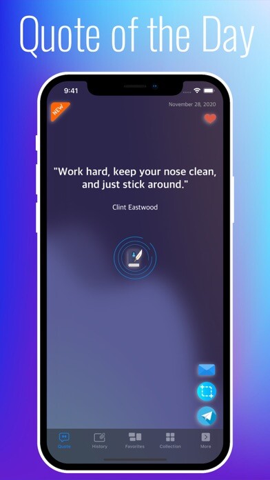 Emulate iPhone app Quote of the Day (Motivation) using MyAndroid