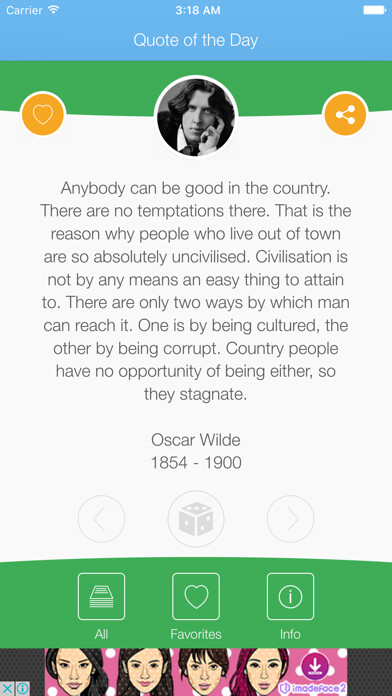 Emulate iPhone app Quote of the Day : Quotes and Sayings using MyAndroid Emulate iPhone app Quote of the Day : Quotes and Sayings using MyAndroid