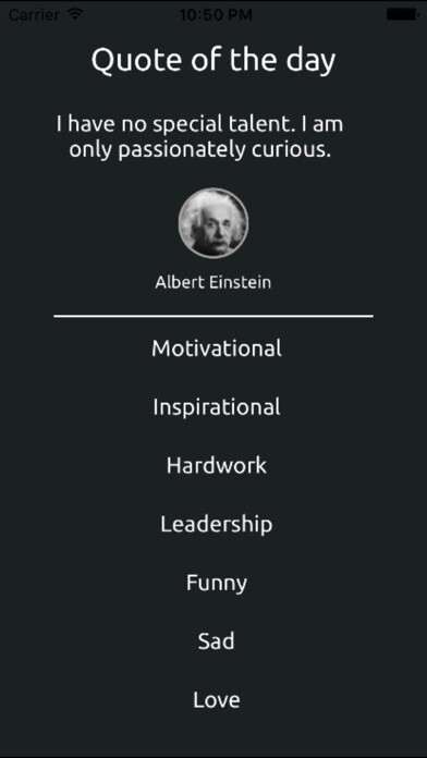 Emulate iPhone app Quotes and Thoughts using MyAndroid