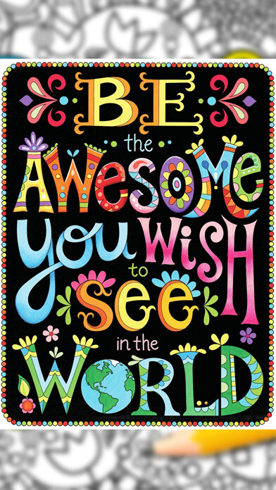 Emulate iPhone app Quotes Coloring Pages using MyAndroid Emulate iPhone app Quotes Coloring Pages using MyAndroid