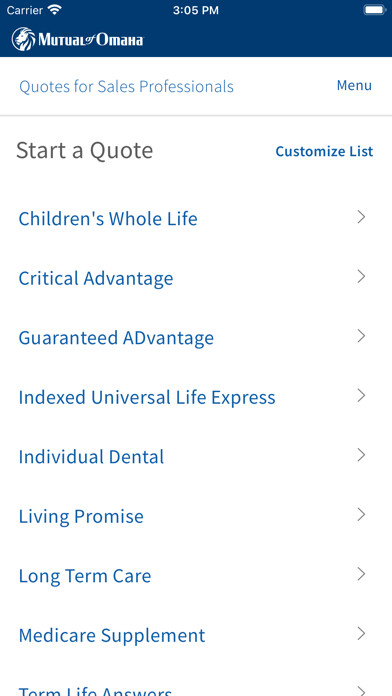Emulate iPhone app Quotes for Sales Professionals using MyAndroid Emulate iPhone app Quotes for Sales Professionals using MyAndroid