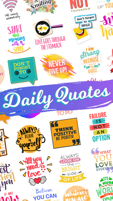 Emulate iPhone app Quotes: Motivational Stickers using MyAndroid Emulate iPhone app Quotes: Motivational Stickers using MyAndroid