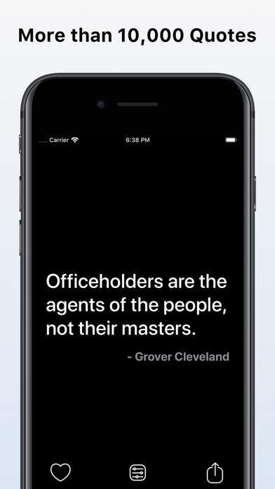 Emulate iPhone app Quotes -Motivation Inspiration using MyAndroid