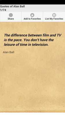 Emulate Android APK Quotes of Alan Ball Emulate Android APK Quotes of Alan Ball