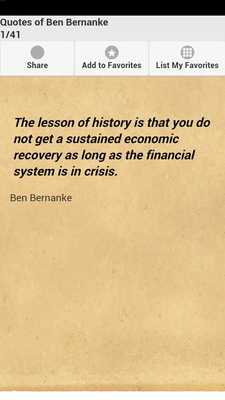 Emulate Android APK Quotes of Ben Bernanke Emulate Android APK Quotes of Ben Bernanke
