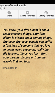 Emulate Android APK Quotes of Brandi Carlile Emulate Android APK Quotes of Brandi Carlile
