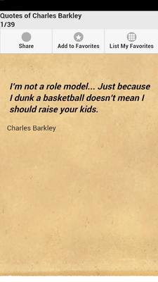 Emulate Android APK Quotes of Charles Barkley Emulate Android APK Quotes of Charles Barkley