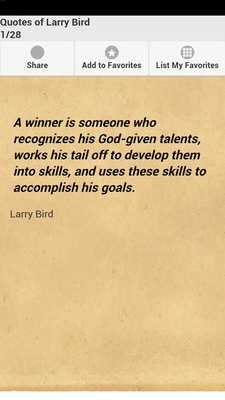 Emulate Android APK Quotes of Larry Bird Emulate Android APK Quotes of Larry Bird