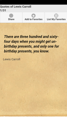 Emulate Android APK Quotes of Lewis Carroll Emulate Android APK Quotes of Lewis Carroll