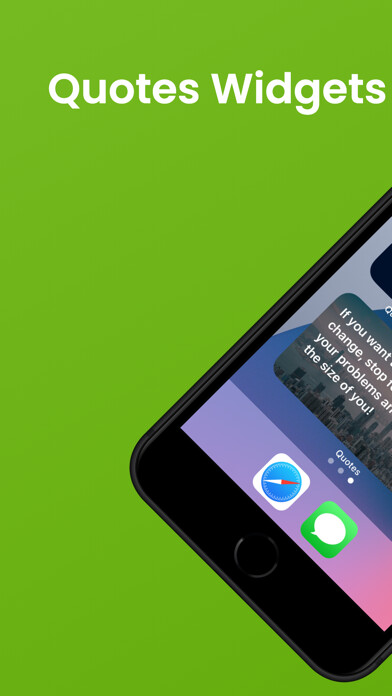 Emulate iPhone app Quotes Widgets using MyAndroid