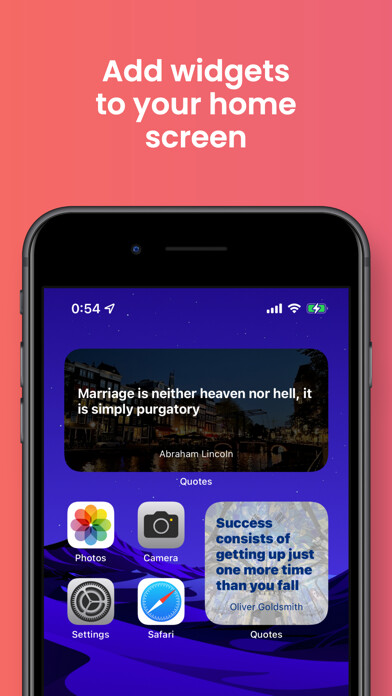 Emulate iPhone app Quotes Widget with Motivation using MyAndroid Emulate iPhone app Quotes Widget with Motivation using MyAndroid