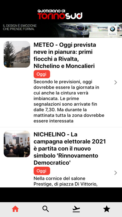 Emulate iPhone app Quotidiano di Torino Sud using MyAndroid Emulate iPhone app Quotidiano di Torino Sud using MyAndroid