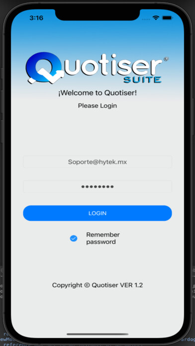 Emulate iPhone app Quotiser using MyAndroid Emulate iPhone app Quotiser using MyAndroid