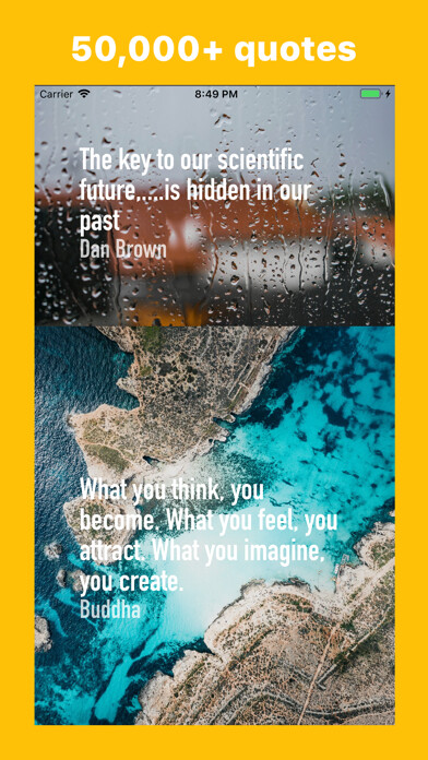 Emulate iPhone app Quoto: Beautiful Quotes Photos using MyAndroid Emulate iPhone app Quoto: Beautiful Quotes Photos using MyAndroid