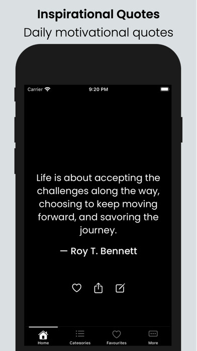 Emulate iPhone app Quoto - Inspirational Quotes using MyAndroid Emulate iPhone app Quoto - Inspirational Quotes using MyAndroid