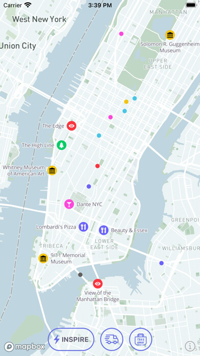 Emulate iPhone app Quo - Travel Guide using MyAndroid