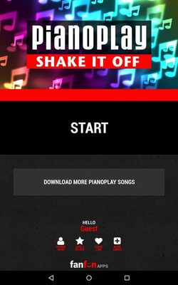 Emulate Android APK "Shake It Off" PianoPlay Emulate Android APK "Shake It Off" PianoPlay