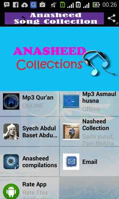 Emulate Android APK Quran AnasheedAsmaul Husna