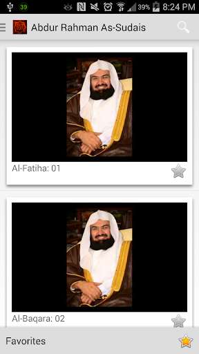 Emulate Android APK Quranic Recitations