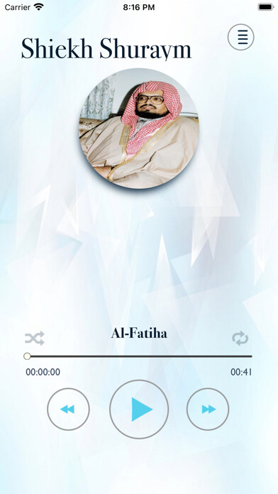 Emulate iPhone app Quran mp3 AliJabeer using MyAndroid Emulate iPhone app Quran mp3 AliJabeer using MyAndroid