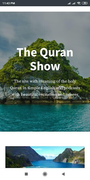 Run android online APK Quran Show from MyAndroid or emulate Quran Show using MyAndroid
