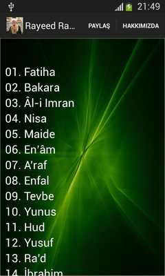 Emulate Android APK Quran Urdu Translation mp3