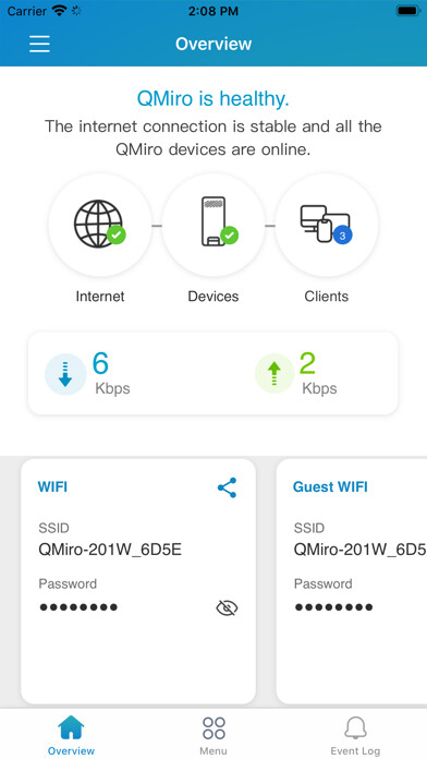 Emulate iPhone app QuRouter using MyAndroid