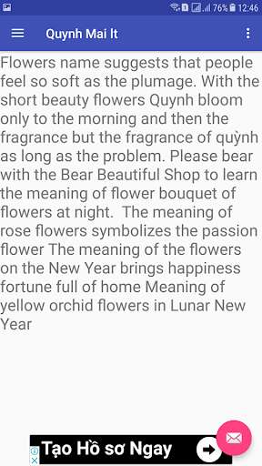 Run android online APK Quynh Mai lt from MyAndroid or emulate Quynh Mai lt using MyAndroid