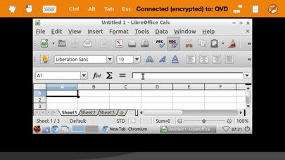 Emulate iPhone app QVD Client using MyAndroid
