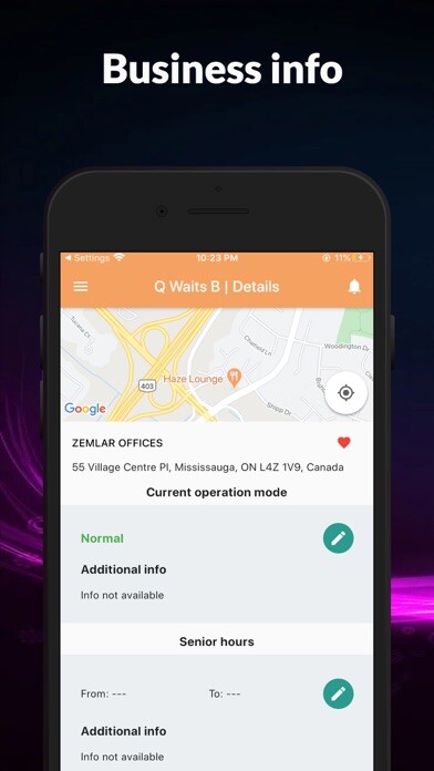 Emulate iPhone app Q Waits B: virtual queue mgmt using MyAndroid Emulate iPhone app Q Waits B: virtual queue mgmt using MyAndroid
