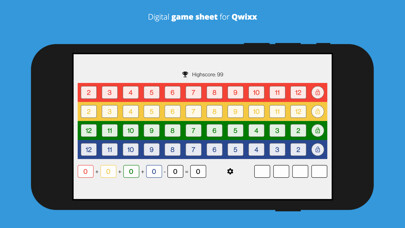 Emulate iPhone app Qwixx - Game Sheet using MyAndroid Emulate iPhone app Qwixx - Game Sheet using MyAndroid