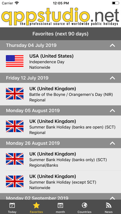 Emulate iPhone app Q++ Worldwide Public Holidays using MyAndroid Emulate iPhone app Q++ Worldwide Public Holidays using MyAndroid