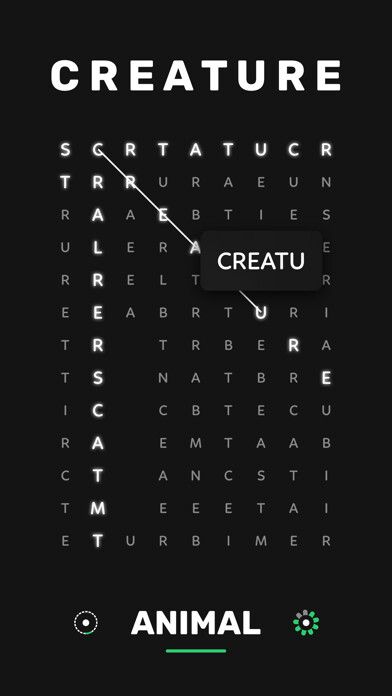 Emulate iPhone app QXZ: Word Search Puzzles using MyAndroid